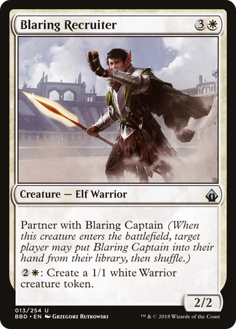 Blaring Recruiter (BBD-013)  Foil - Battlebond