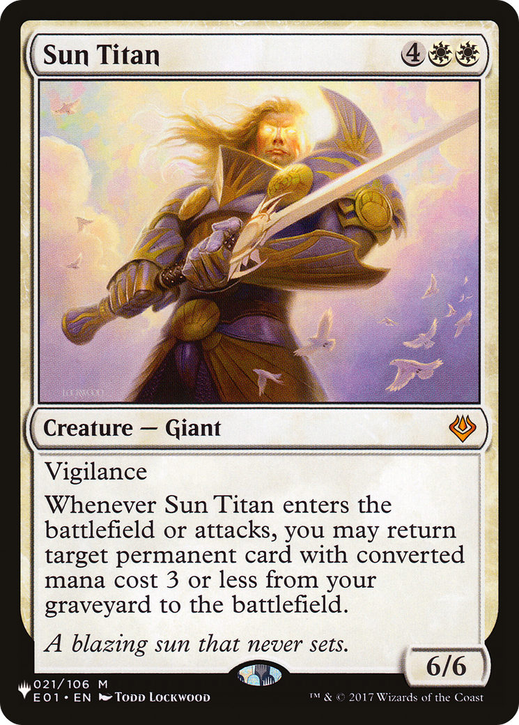 Sun Titan (LIST-E01-21)  - The List