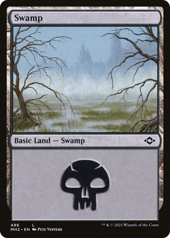 Swamp (486) (MH2-486)  Foil - Modern Horizons 2