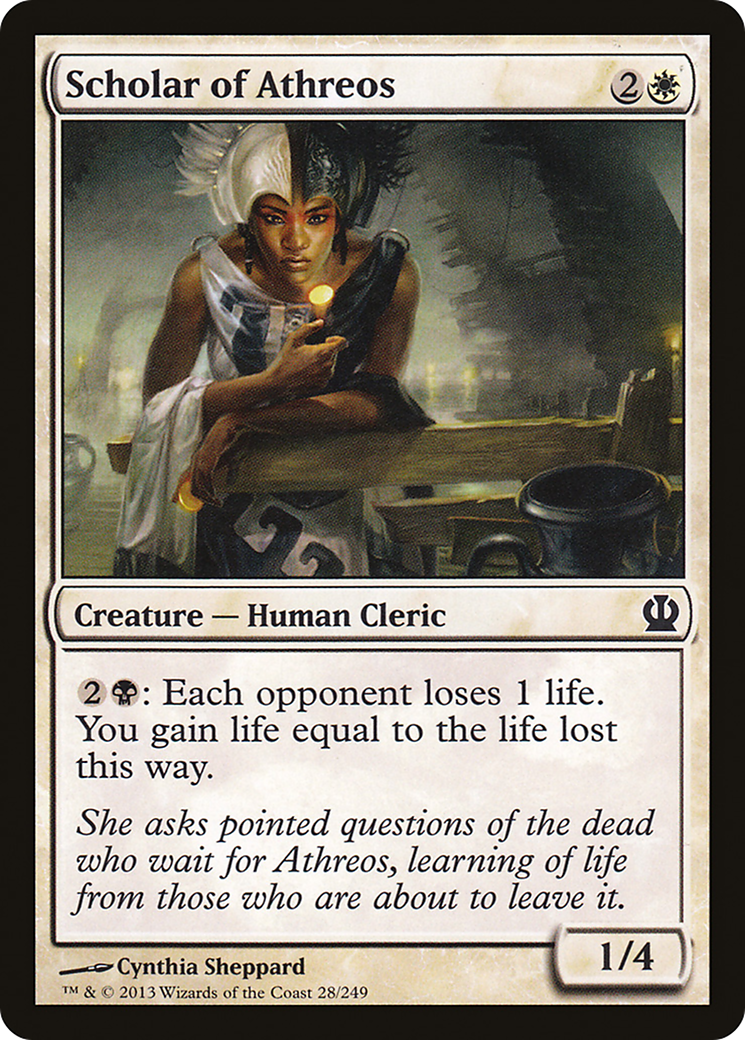 Scholar of Athreos (THS-028)  Foil - Theros