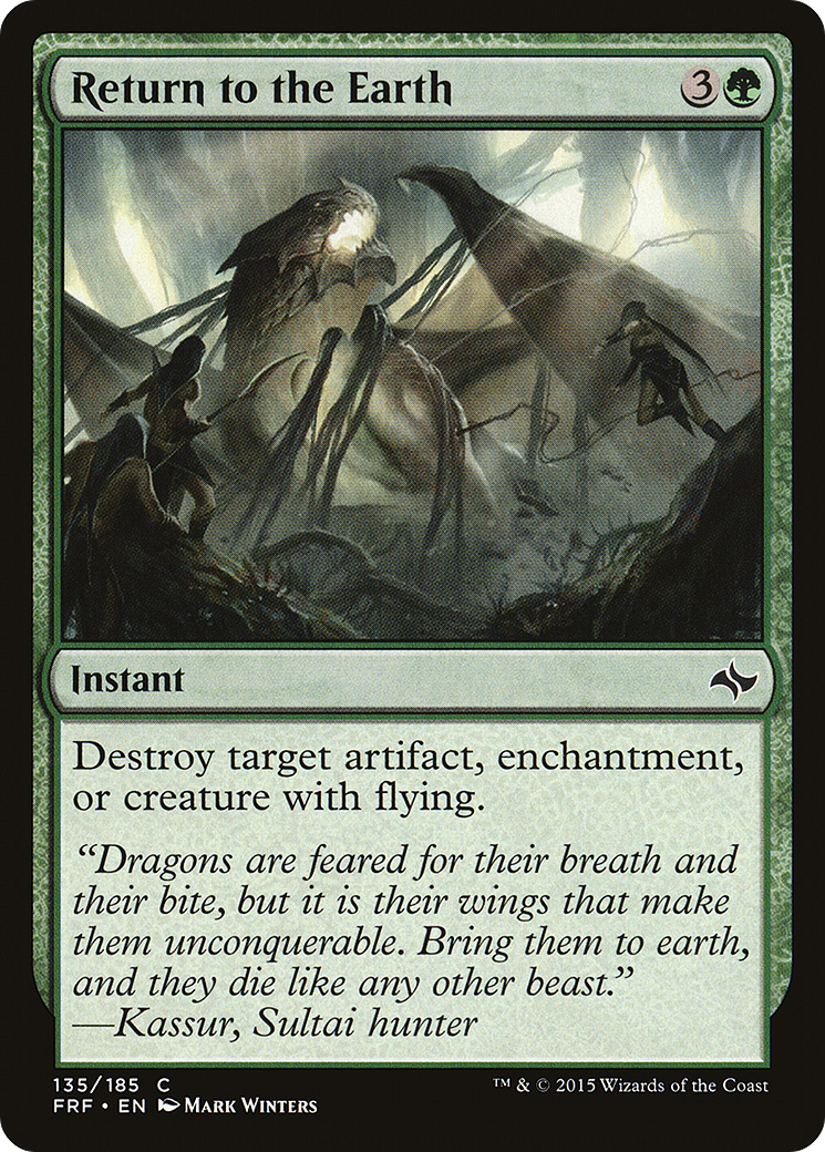Return to the Earth (FRF-135)  Foil - Fate Reforged