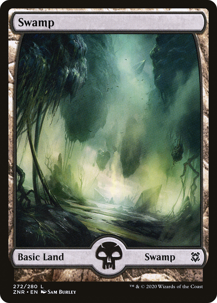 Swamp (272) - Full Art (ZNR-272)  - Zendikar Rising