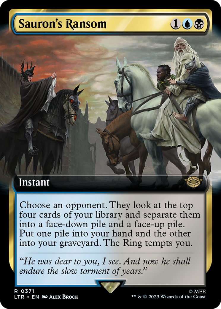 Sauron's Ransom (Extended Art) (LTR-371)  - The Lord of the Rings: Tales of Middle-earth: (Extended Art)