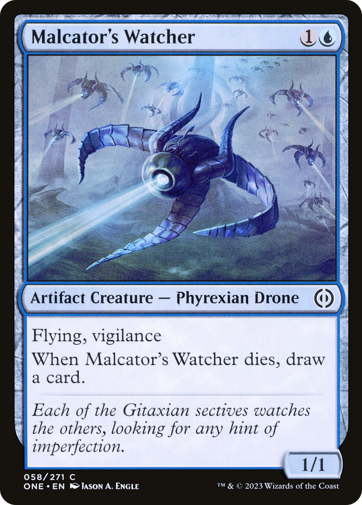 Malcator's Watcher (ONE-058)  - Phyrexia: All Will Be One