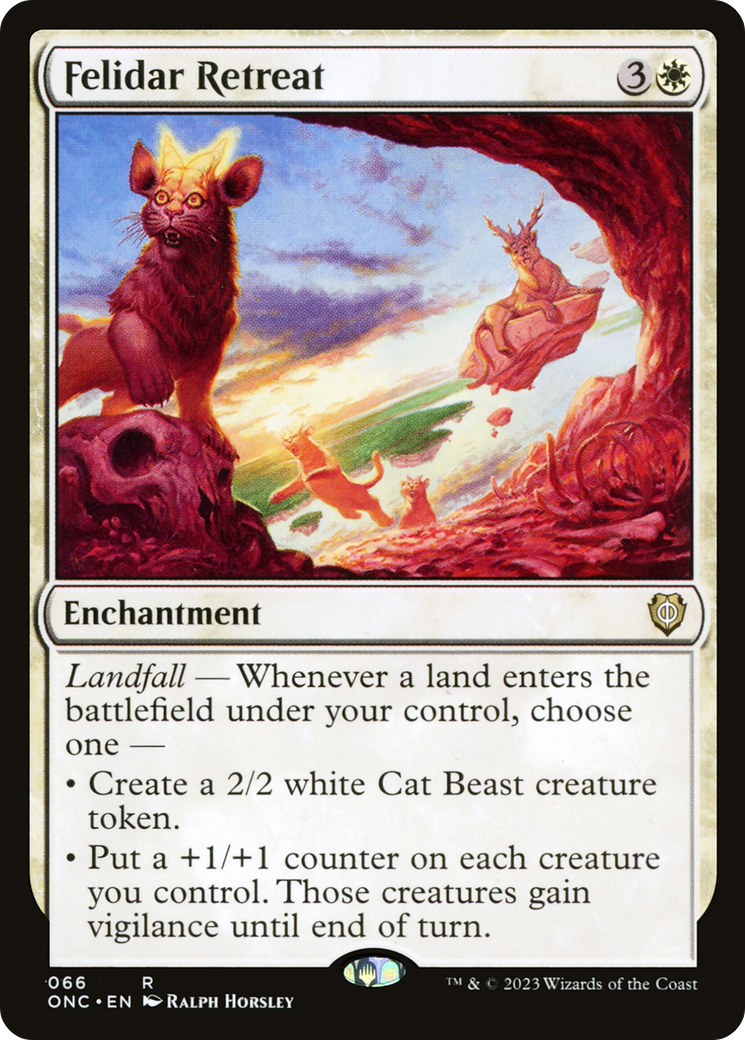 Felidar Retreat (ONC-066)  - Phyrexia: All Will Be One Commander