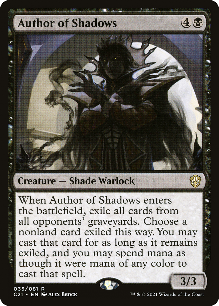 Author of Shadows (C21-035)  - Commander 2021