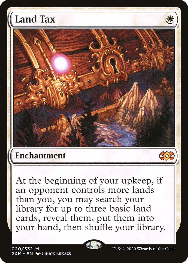 Land Tax (2XM-020)  Foil - Double Masters