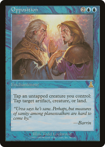 Opposition (UDS-040)  Foil - Urza's Destiny
