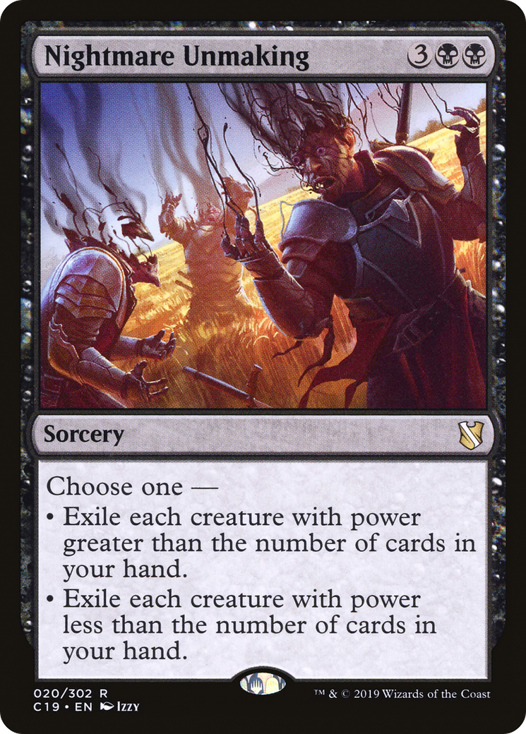 Nightmare Unmaking (C19-020)  - Commander 2019