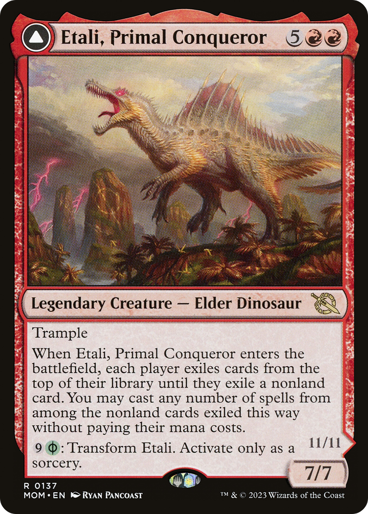 Etali, Primal Conqueror (MOM-137)  Foil - March of the Machine