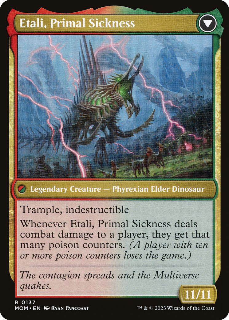 Etali, Primal Conqueror (MOM-137)  Foil - March of the Machine