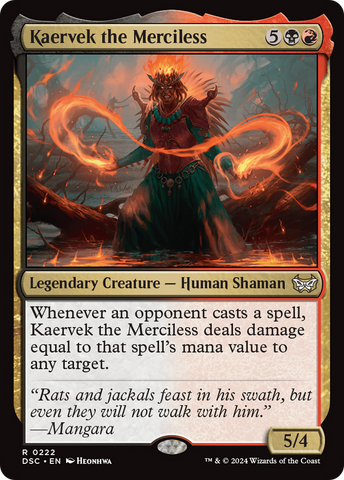 Kaervek the Merciless (DSC-222)  - Duskmourn: House of Horror Commander