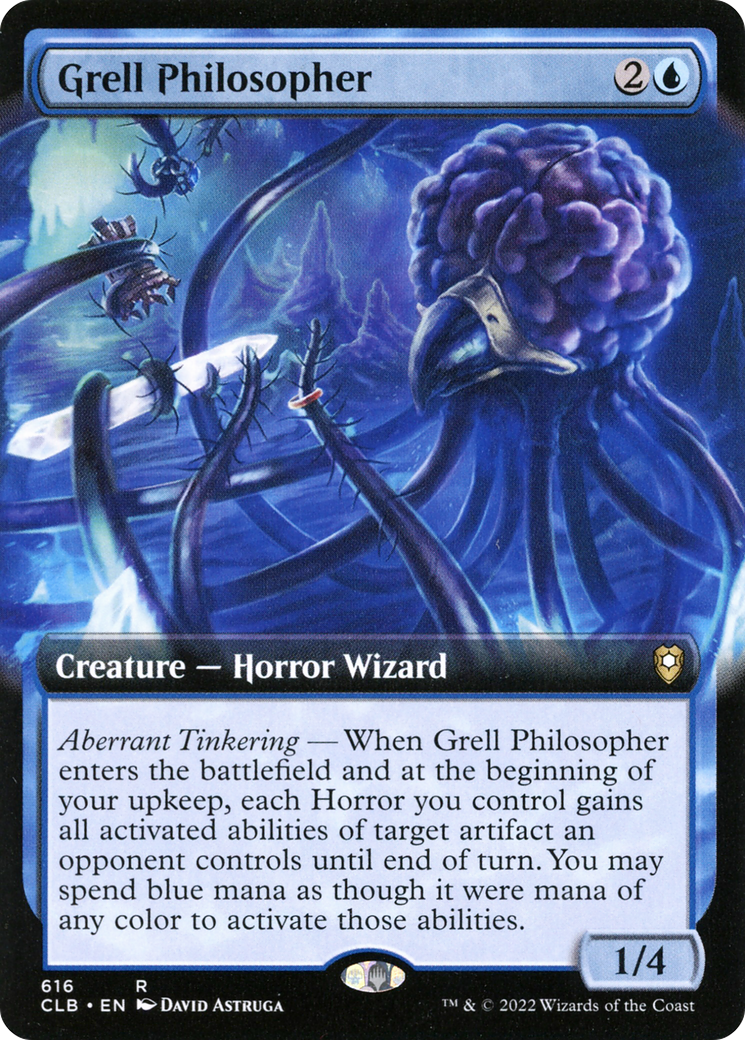 Grell Philosopher (Extended Art) (CLB-616)  - Commander Legends: Battle for Baldur's Gate: (Extended Art)