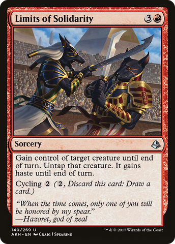 Limits of Solidarity (AKH-140)  - Amonkhet