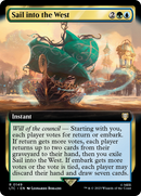 Sail into the West (Extended Art) (LTC-149)  - Tales of Middle-earth Commander: (Extended Art)