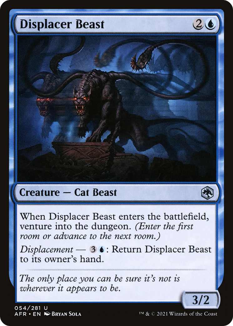 Displacer Beast (AFR-054)  - Adventures in the Forgotten Realms