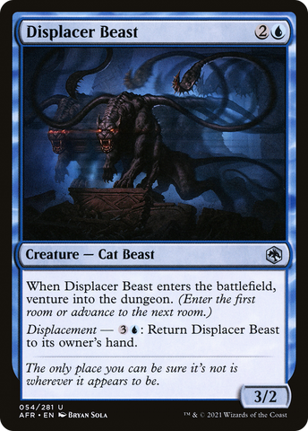 Displacer Beast (AFR-054)  Foil - Adventures in the Forgotten Realms