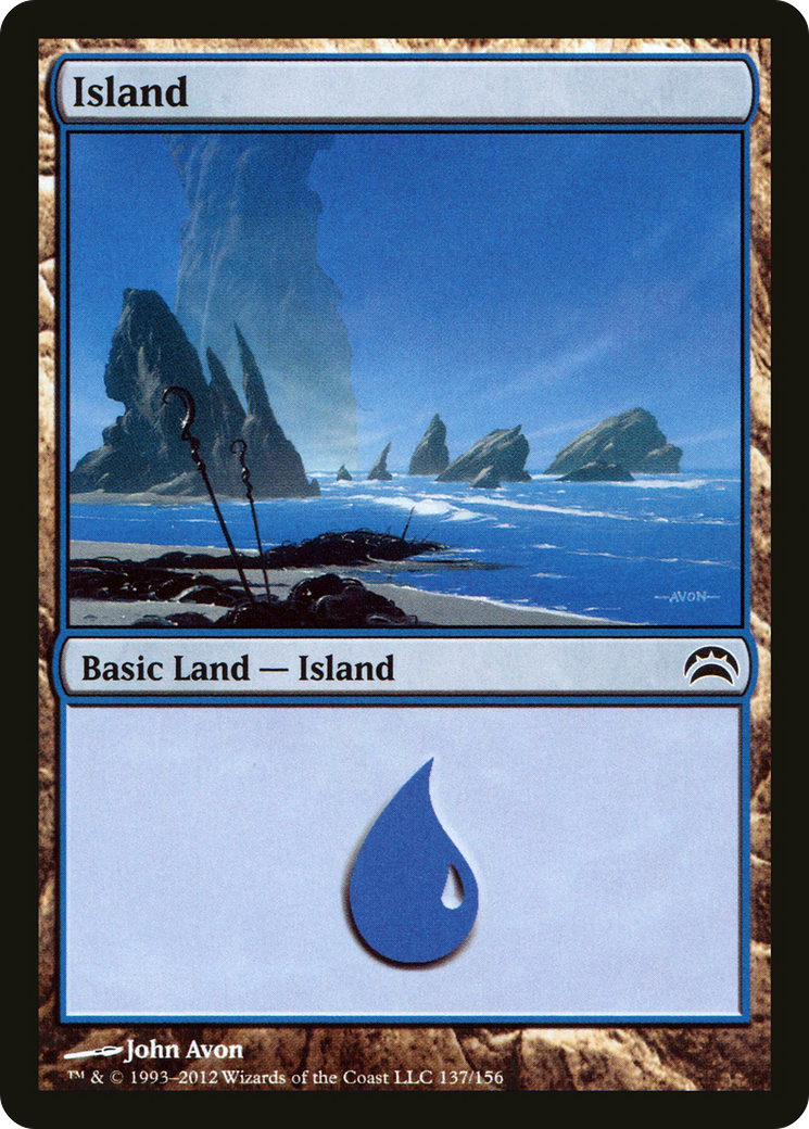 Island (137) (PC2-137)  Foil - Planechase 2012