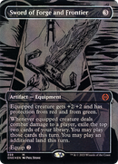 Sword of Forge and Frontier (Oil Slick Raised Foil) (ONE-359)  Foil - Phyrexia: All Will Be One (Borderless)