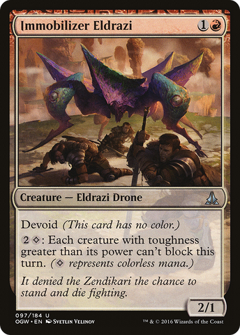 Immobilizer Eldrazi (OGW-097)  - Oath of the Gatewatch: (devoid)