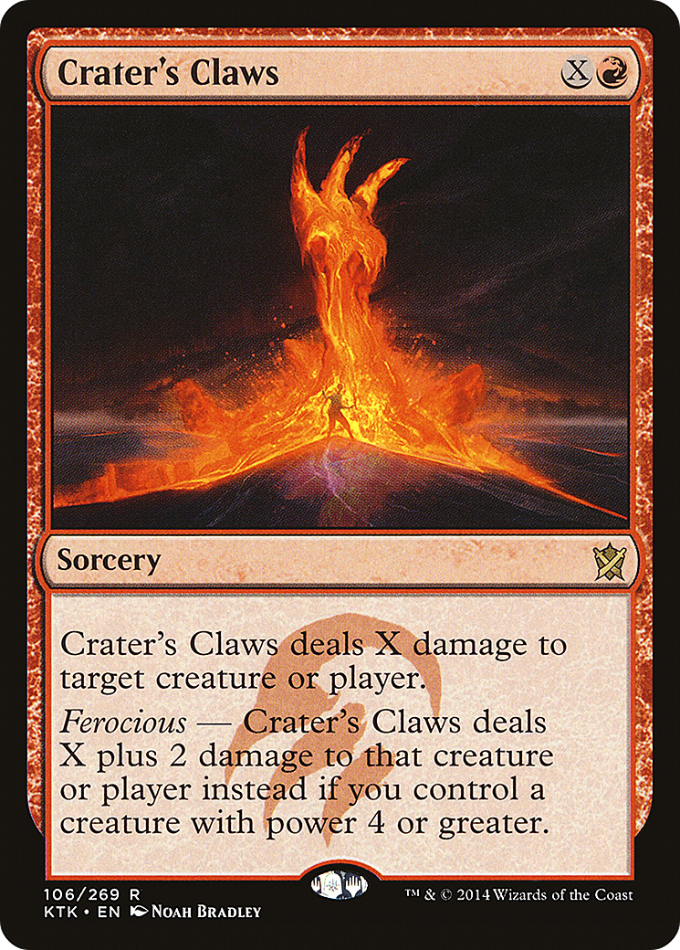 Crater's Claws (KTK-106)  - Khans of Tarkir