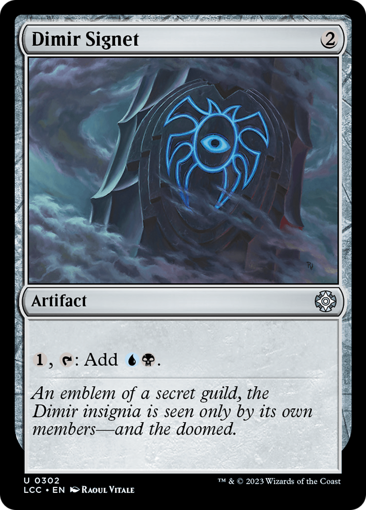 Dimir Signet (LCC-302)  - The Lost Caverns of Ixalan Commander