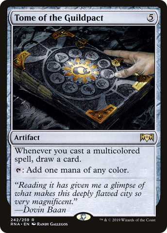 Tome of the Guildpact (RNA-242)  Foil - Ravnica Allegiance