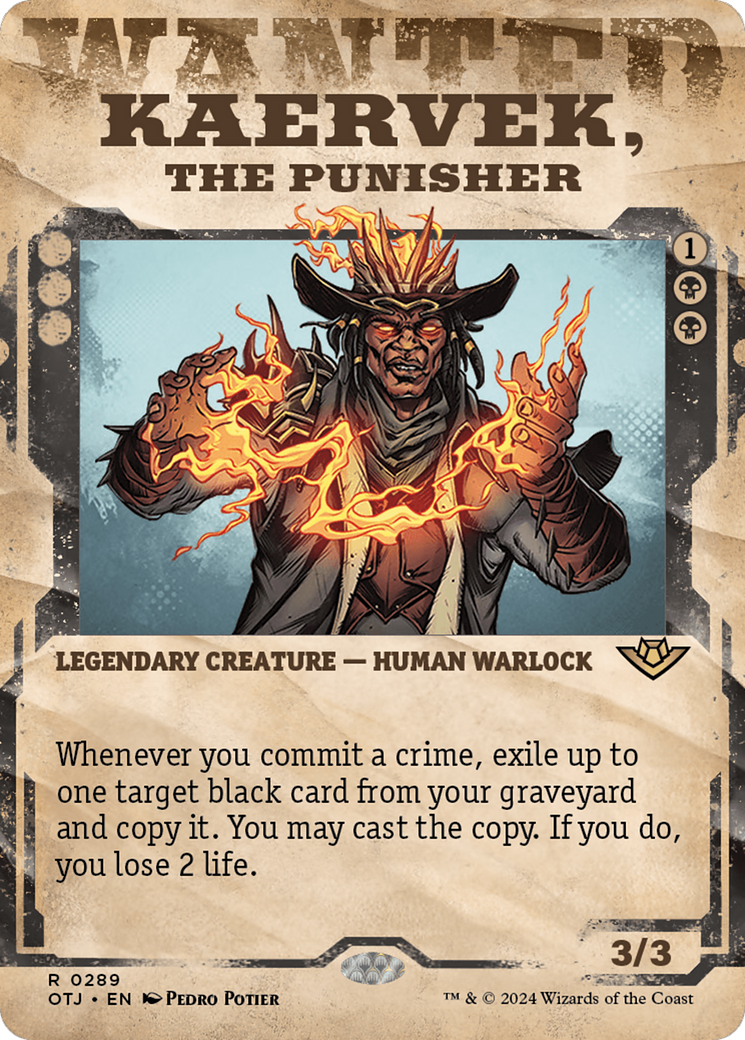 Kaervek, the Punisher (Showcase) (OTJ-289)  - Outlaws of Thunder Junction: (Showcase) (Borderless)