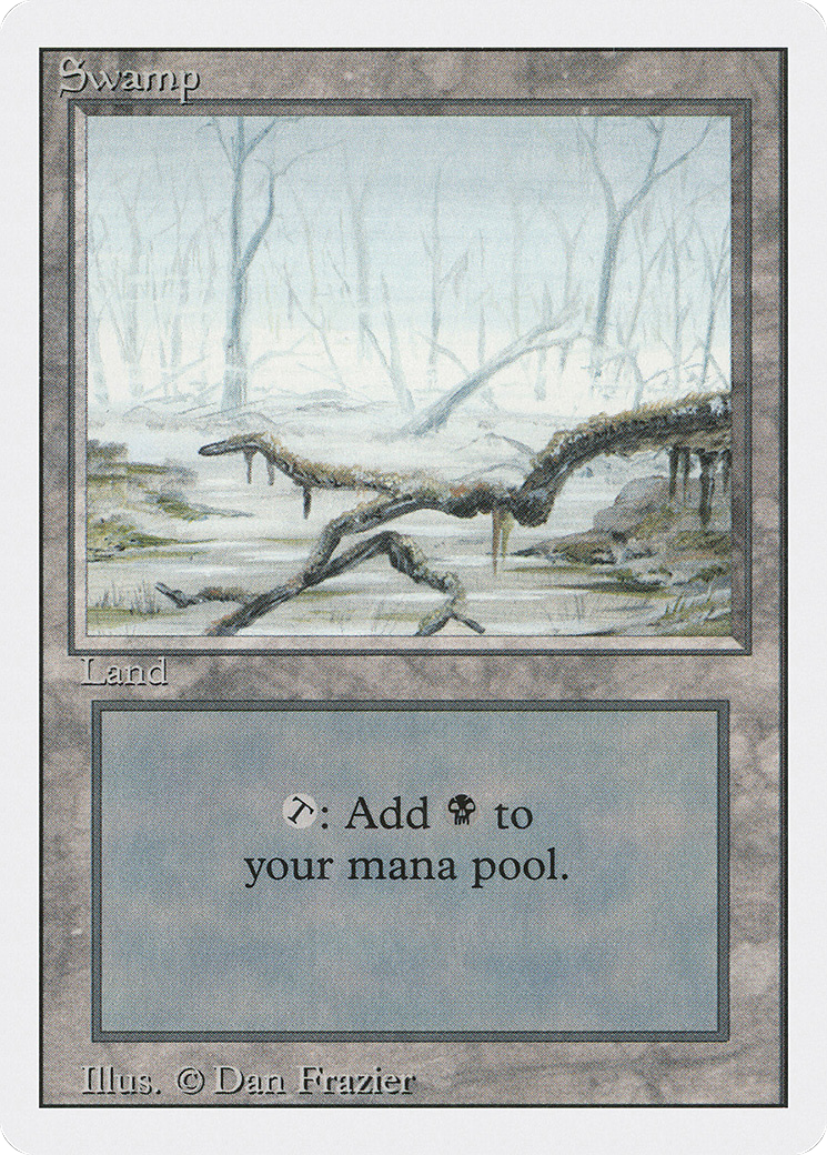 Swamp (A) (3ED-299)  - Revised Edition