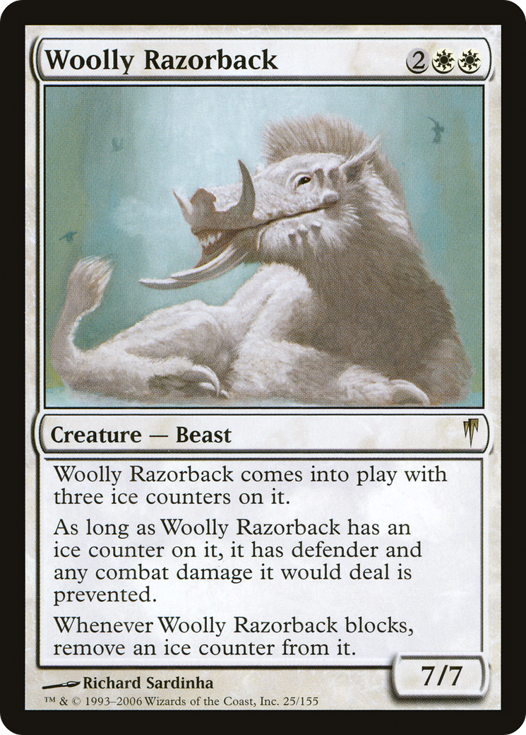 Woolly Razorback (CSP-025)  Foil - Coldsnap