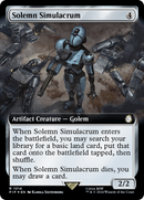 Solemn Simulacrum (Extended Art) (Surge Foil) (PIP-1014)  Foil - Fallout: (Extended Art)
