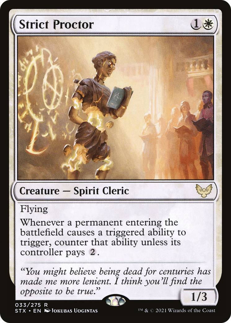 Strict Proctor (STX-033)  - Strixhaven: School of Mages