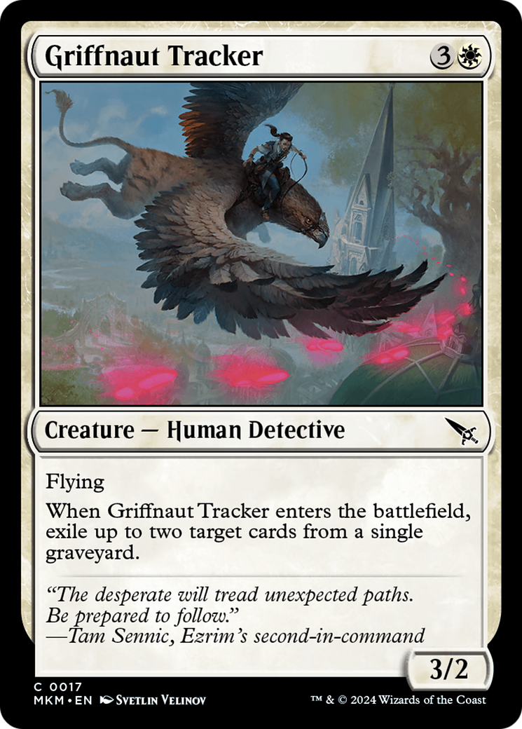 Griffnaut Tracker (MKM-017)  - Murders at Karlov Manor