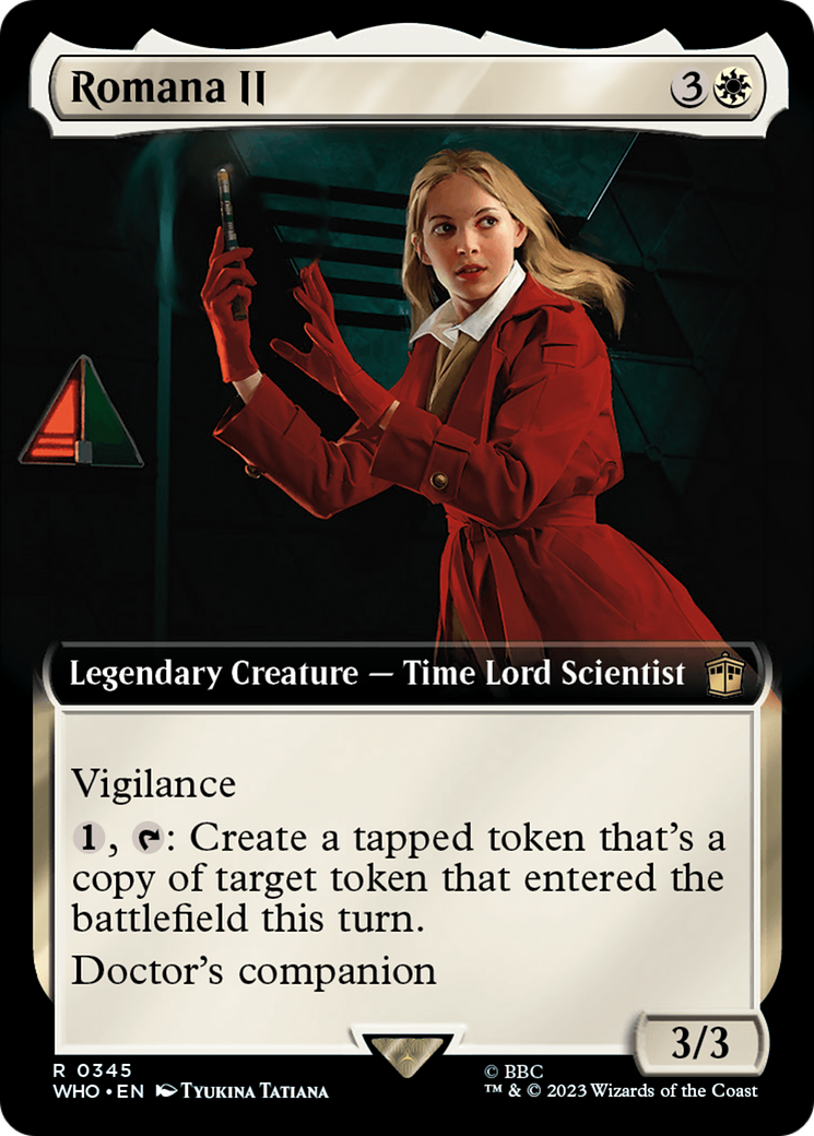 Romana II (Extended Art) (WHO-345)  - Doctor Who: (Extended Art)