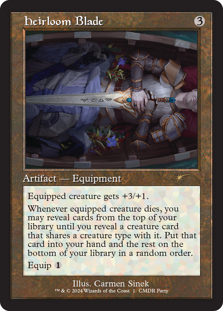 Heirloom Blade (Retro Frame) (WPN-001)  - Wizards Play Network 2024