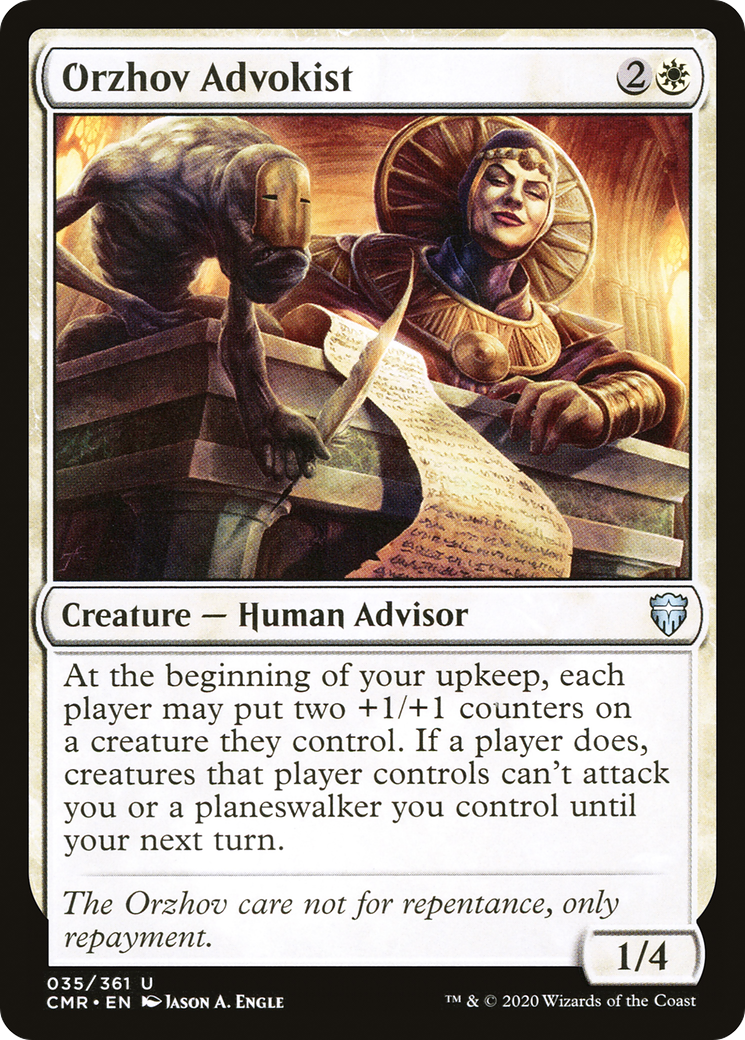 Orzhov Advokist (CMR-035)  Foil - Commander Legends