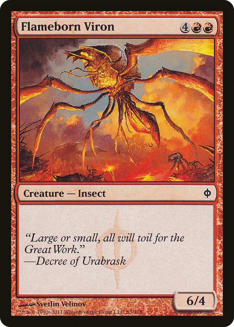 Flameborn Viron (NPH-083)  Foil - New Phyrexia