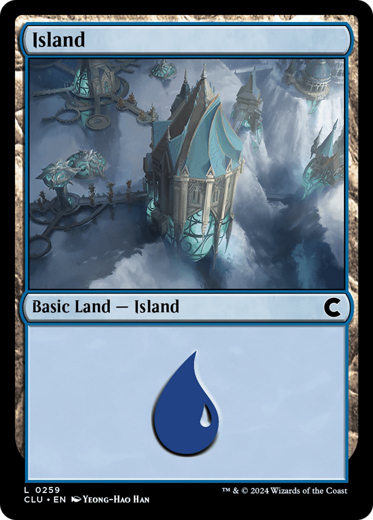 Island (0259) (CLU-259)  - Ravnica: Clue Edition