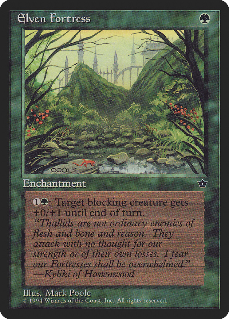 Elven Fortress (Poole) (FEM-)  - Fallen Empires