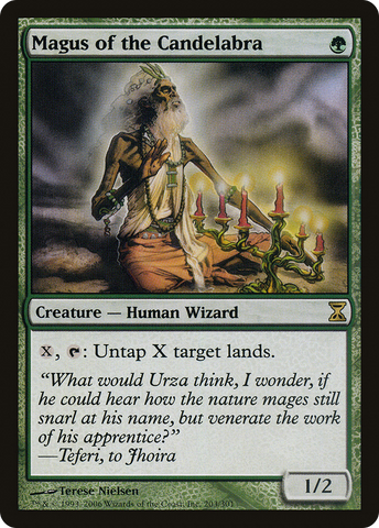 Magus of the Candelabra (TSP-203)  Foil - Time Spiral