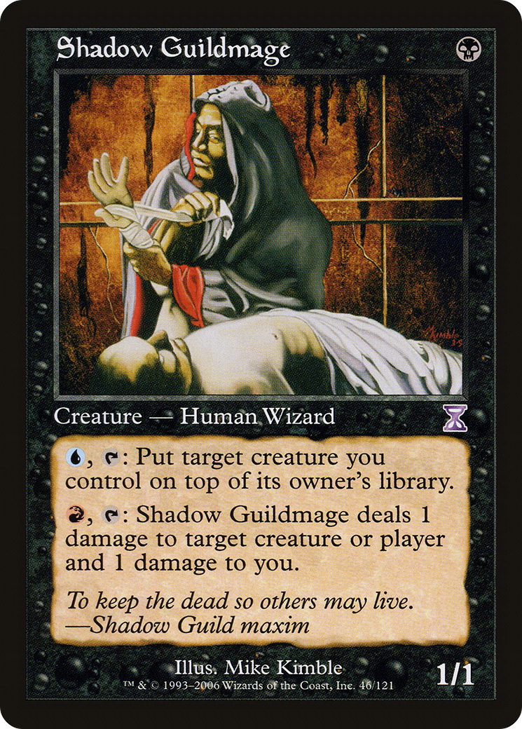 Shadow Guildmage (TSB-046)  Foil - Time Spiral Timeshifted