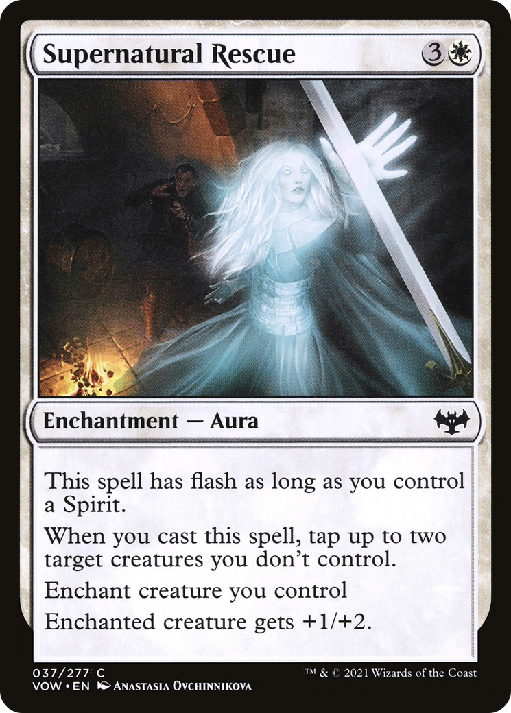 Supernatural Rescue (VOW-037)  - Innistrad: Crimson Vow