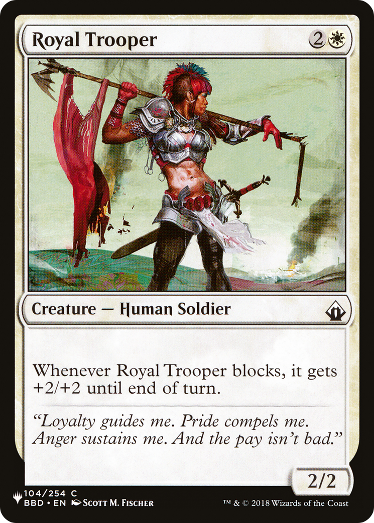 Royal Trooper (LIST-BBD-104)  - The List