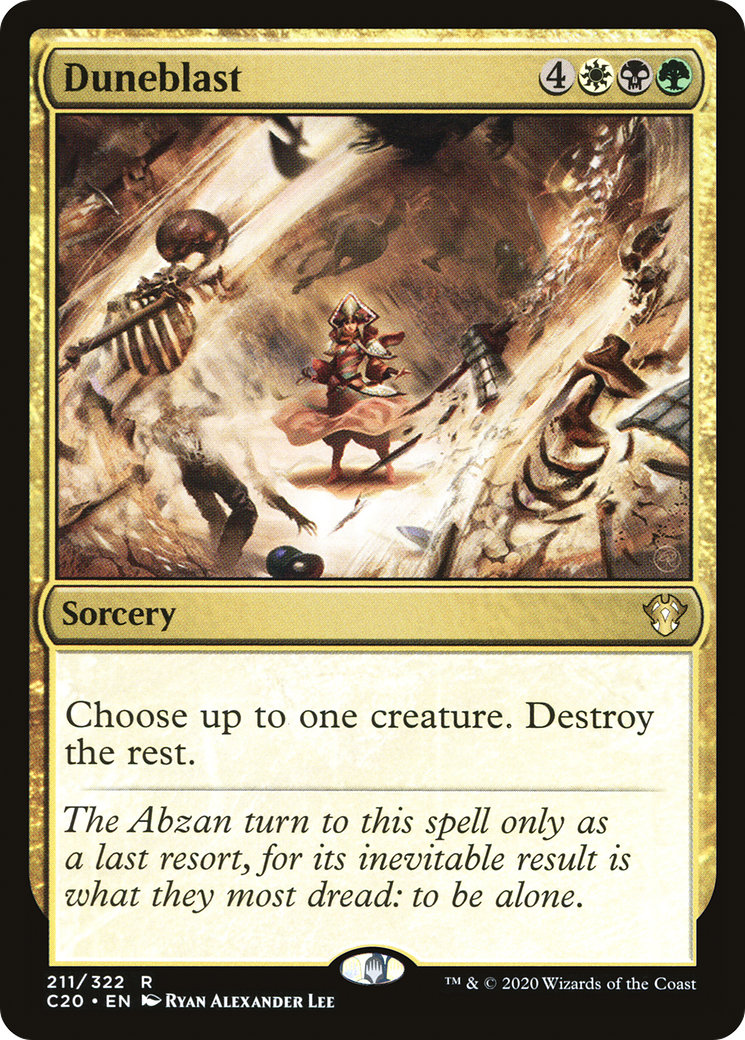 Duneblast (C20-211)  - Commander 2020