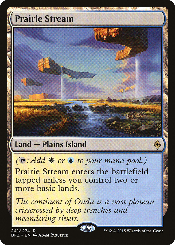 Prairie Stream (BFZ-241)  - Battle for Zendikar