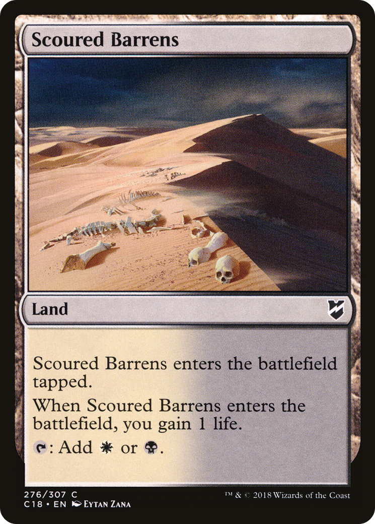Scoured Barrens (C18-276)  - Commander 2018