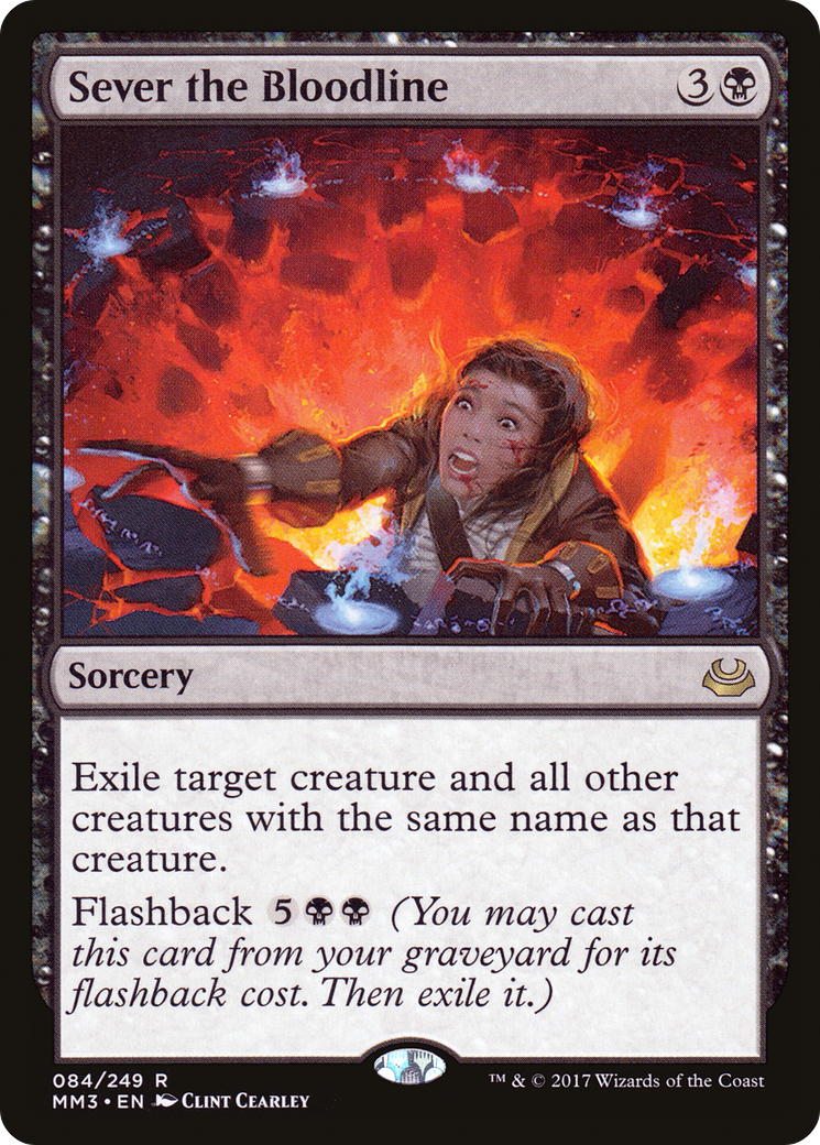 Sever the Bloodline (MM3-084) - Modern Masters 2017 Foil