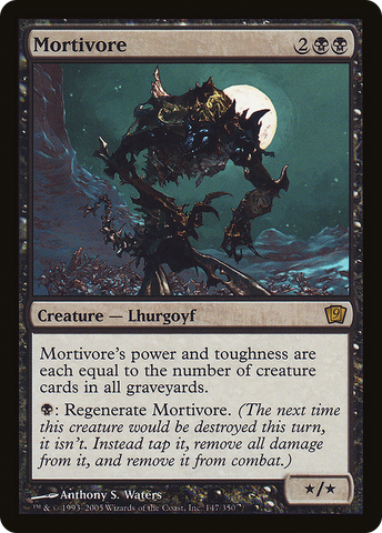 Mortivore (9ED-147★) - Ninth Edition Foil