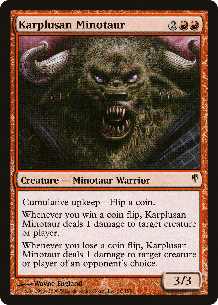 Karplusan Minotaur (CSP-086)  - Coldsnap