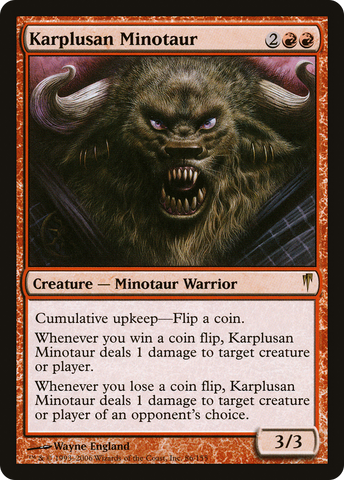 Karplusan Minotaur (CSP-086) - Coldsnap